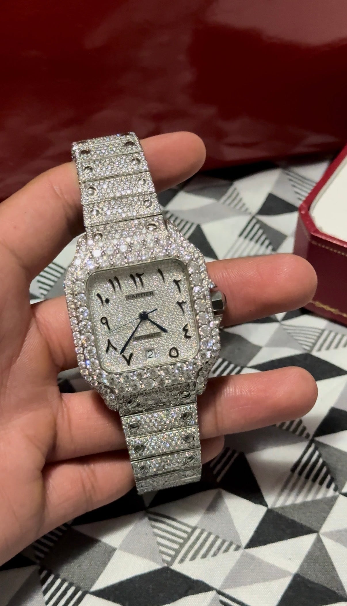 Cartier santos Arabic Dial