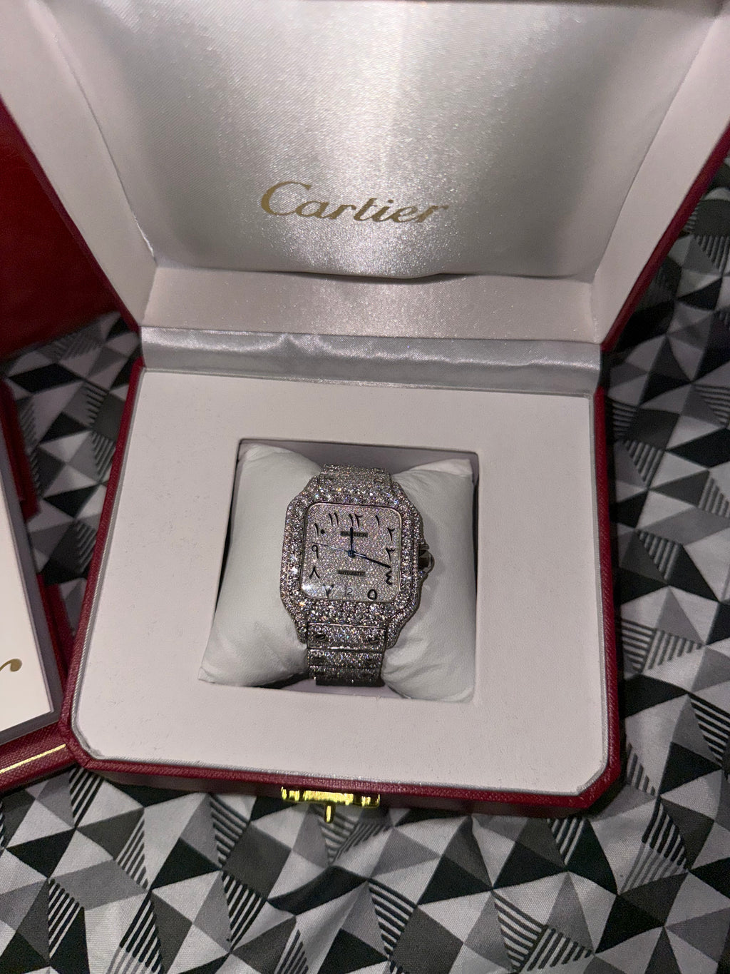 Cartier santos Arabic Dial